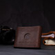Надійний шкіряний затискач для грошей з тримачем Apple AirTag GRANDE PELLE Коричневий