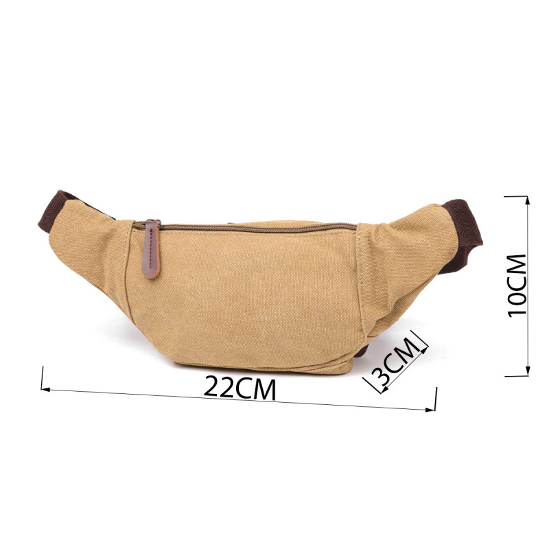 Сумка поясная текстильная Vintage Хаки