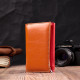 Кожаный кошелек в три сложения для женщин ST Leather Разноцветный