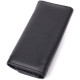 Большая ключница с функцией кошелька из натуральной кожи ST Leather Черный