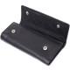 Большая ключница с функцией кошелька из натуральной кожи ST Leather Черный