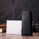 Большая ключница с функцией кошелька из натуральной кожи ST Leather Черный
