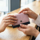 Практичный кошелек для девушек из натуральной кожи ST Leather Разноцветный