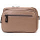 Практичная женская сумка с накладным карманом из натуральной кожи Vintage Бежевая