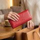 Класичний жіночий гаманець із натуральної шкіри ST Leather Червоний