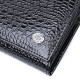 Женский кошелек из натуральной лакированной кожи ST Leather Черный