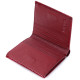 Компактный кошелек для женщин из натуральной лакированной кожи ST Leather Красный