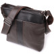 Стильна сумка через плече для чоловіків із натуральної шкіри GRANDE PELLE Коричневий