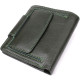 Вертикальный женский кошелек из натуральной кожи ST Leather Зеленый