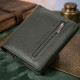 Женский кошелек среднего размера из натуральной кожи ST Leather Зеленый
