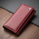 Практичный кошелек для женщин из натуральной кожи ST Leather Бордовый