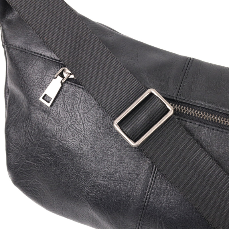 Сумка через плечо Vintage кожаная Черный