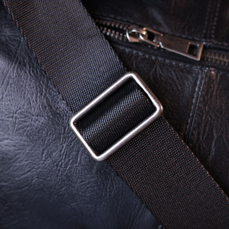 Сумка через плечо Vintage кожаная Черный