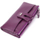 Яскравий жіночий гаманець з натуральної шкіри CANPELLINI _ Фіолетовий