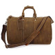 Сумка дорожня Vintage з вінтажній шкіри Коричнева