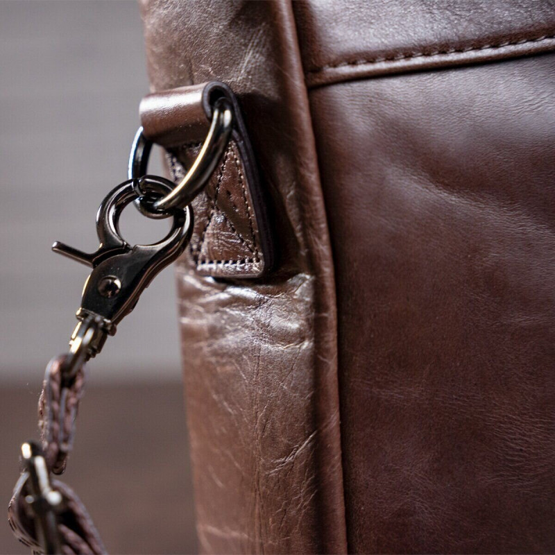 Сумка чоловіча Vintage Коричнева