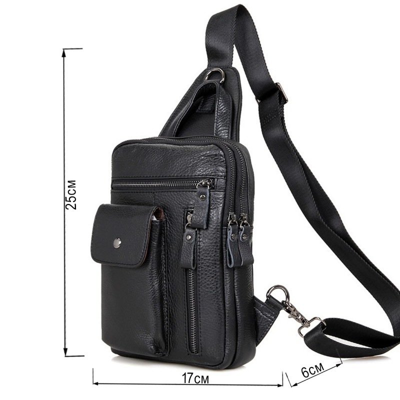 Сумка чоловіча Vintage Чорна