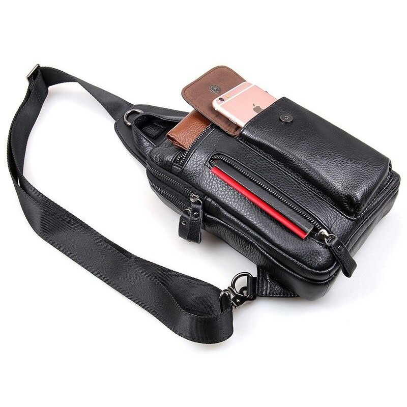 Сумка чоловіча Vintage Чорна