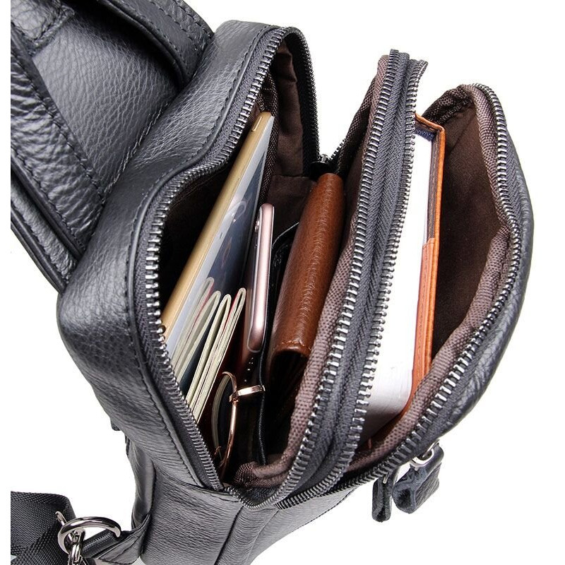 Сумка чоловіча Vintage Чорна