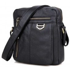 Сумка чоловіча Vintage через плече Чорна