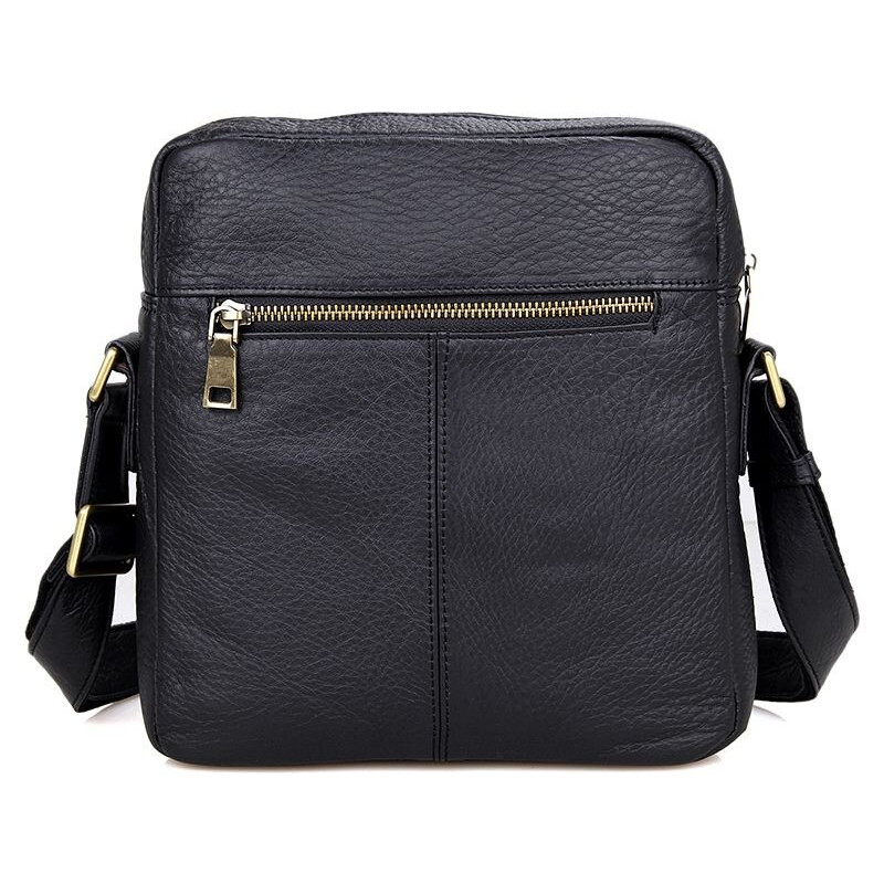 Сумка чоловіча Vintage через плече Чорна