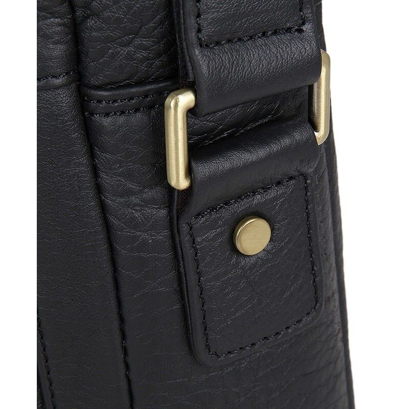 Сумка чоловіча Vintage через плече Чорна