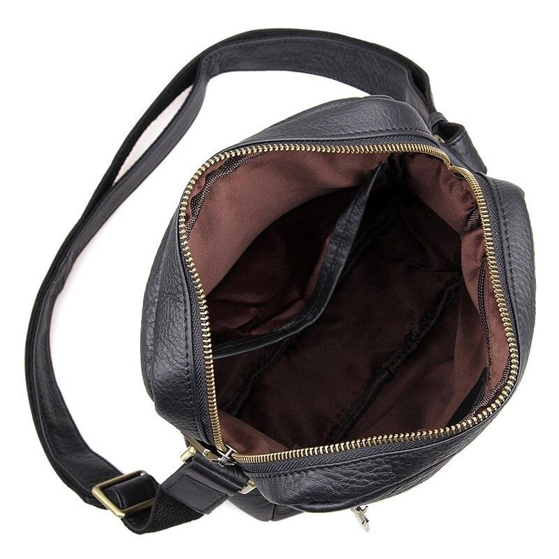 Сумка чоловіча Vintage через плече Чорна