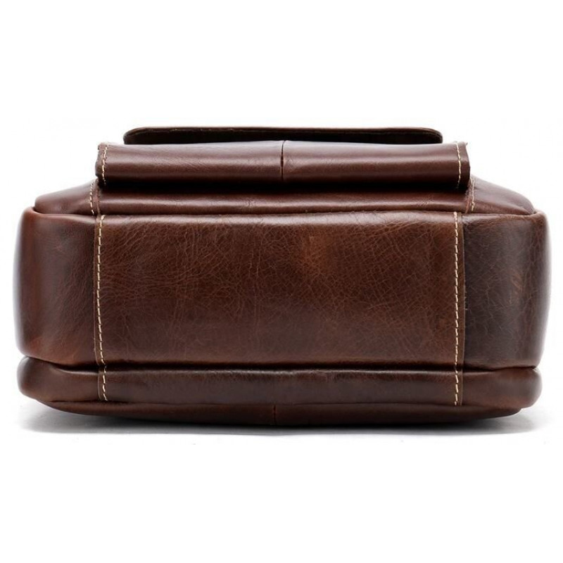 Сумка чоловіча шкіряна Vintage Коричнева