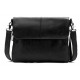 Сумка чоловіча шкіряна Vintage Чорна