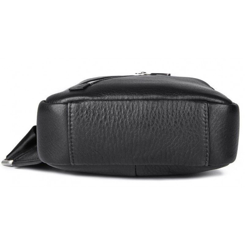 Сумка чоловіча флотар через плече Vintage Чорна