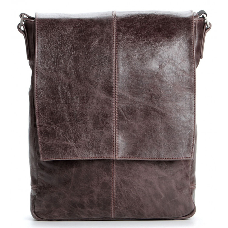 Сумка SHVIGEL кожаная Коричневая