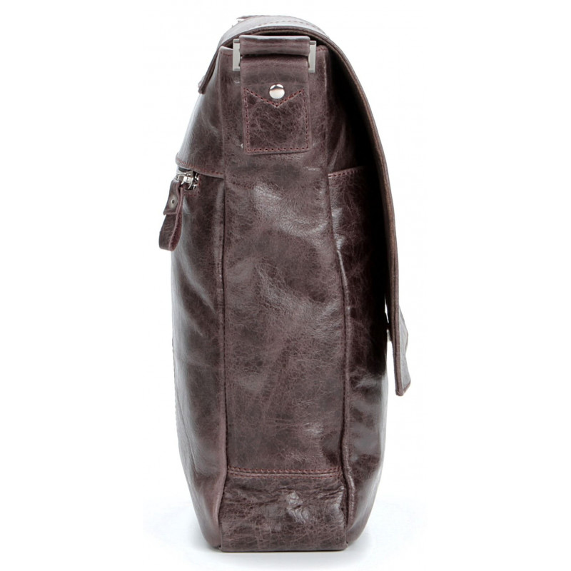 Сумка SHVIGEL кожаная Коричневая