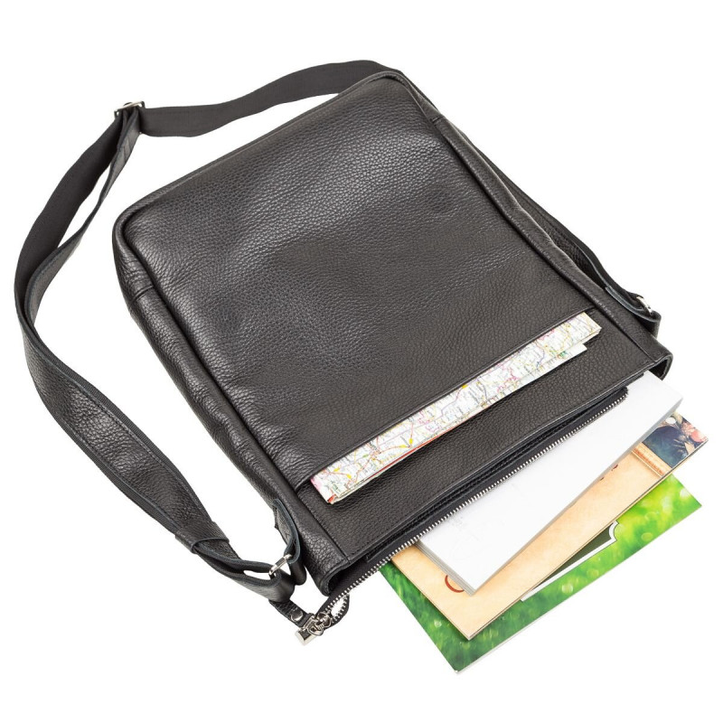 Сумка SHVIGEL з натуральної шкіри Чорна