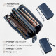Интересный женский клатч с ремешком ST Leather Синий