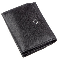 Гаманець для жінок зі шкіри ST Leather Чорний