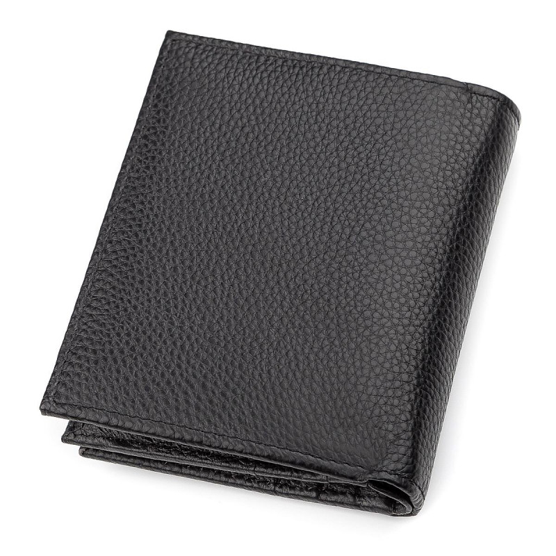 Гаманець жіночий ST Leather (ST) компактний Чорний