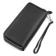 Кошелек женский ST Leather (ST-) две молнии Черный