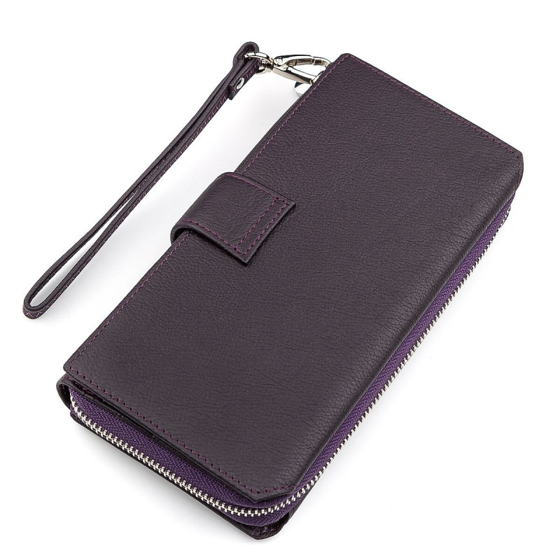 Гаманець жіночий ST Leather (SТ) зручний Фіолетовий