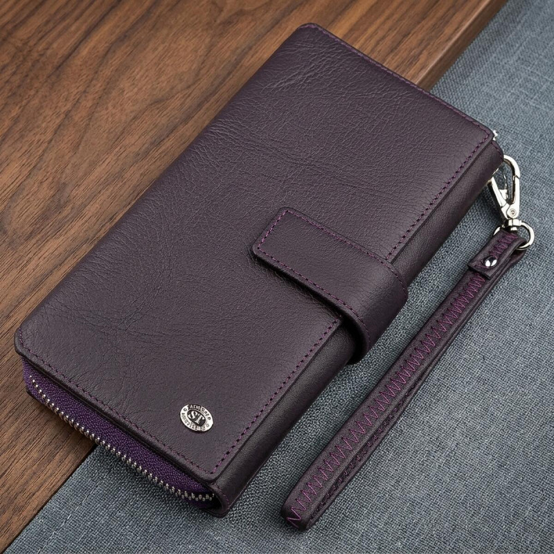 Гаманець жіночий ST Leather (SТ) зручний Фіолетовий
