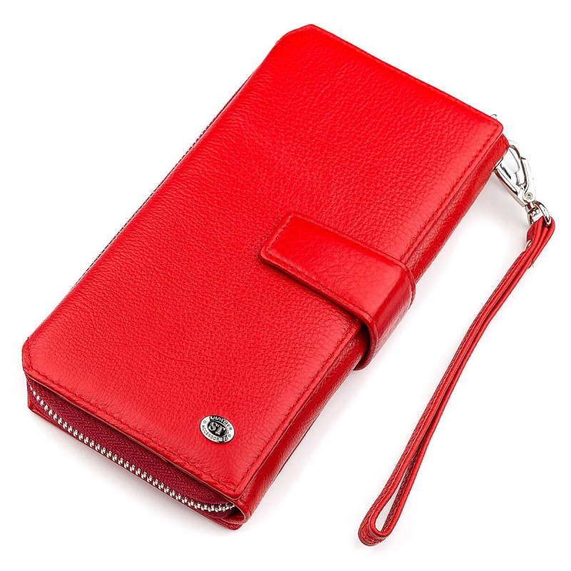 Гаманець жіночий ST Leather (SТ) дуже гарний Червоний