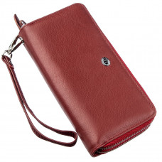 Багатофункціональний гаманець-клатч для жінок ST Leather Червоний