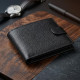 Мужской кошелек ST Leather (ST) итальянская кожа Черный