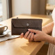 Практичний жіночий гаманець-клатч ST Leather Коричневий