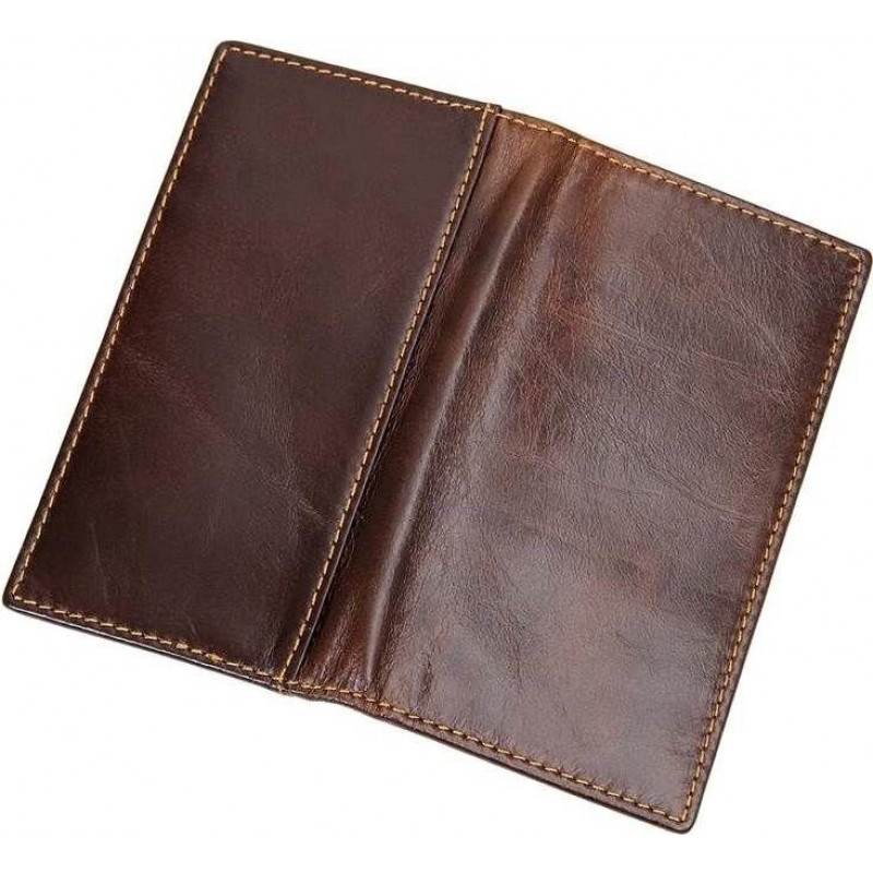 Кредитница Vintage кожаная Коричневая