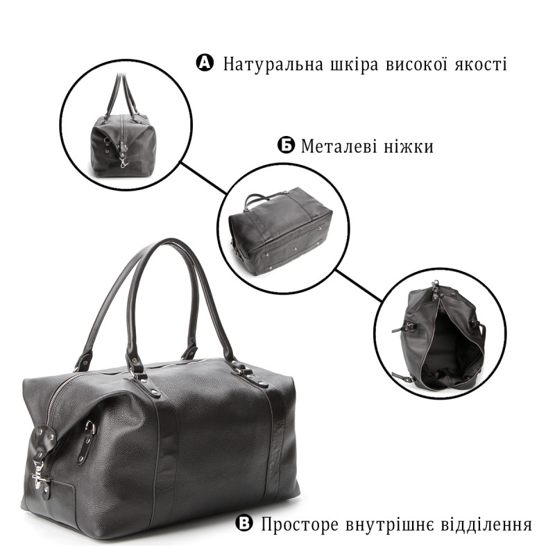 Сумка дорожная SHVIGEL Черная