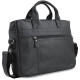Сумка мужская Vintage для ноутбука и документов Черная