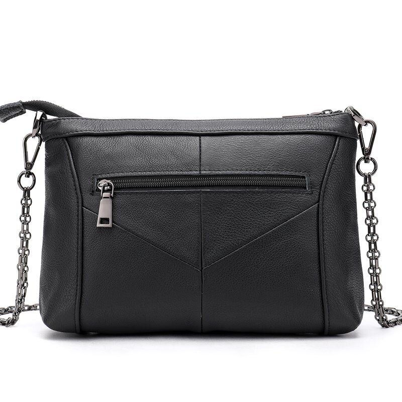 Сумка женская кожаная на одно отделение Vintage Черная