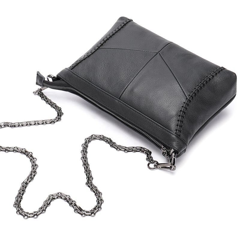 Сумка женская кожаная на одно отделение Vintage Черная