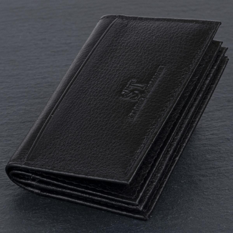 Візитниця-книжка ST Leather Чорна