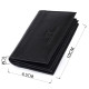 Визитница-книжка ST Leather Черная